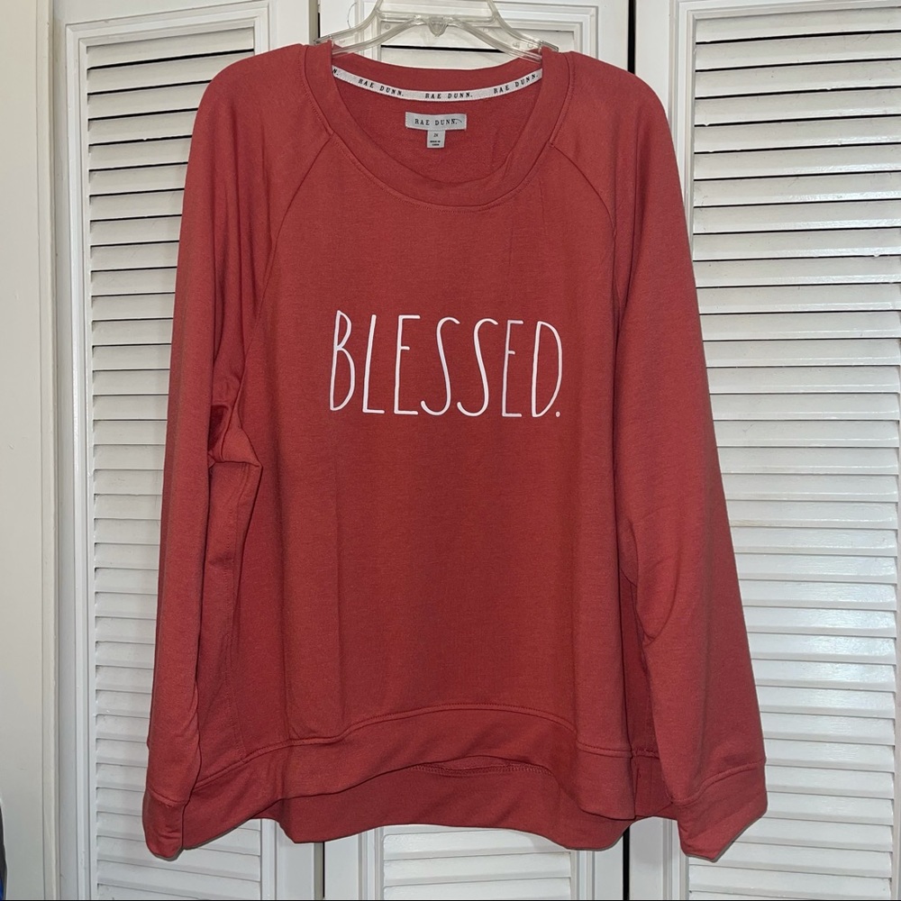 Rae Dunn Blessed Sweater